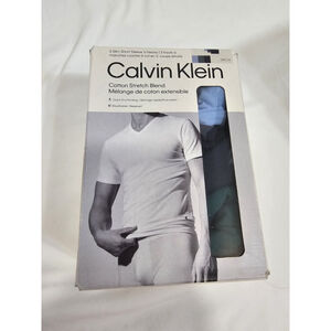 Calvin Klein 3 Slim Short Sleeve V-necks